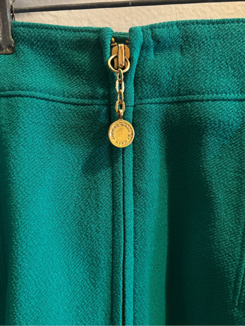Marc by Marc Jacobs Teal Midi Skirt with Bow Pockets Cute - Picture 7 of 10